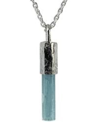 Parts Of 4 - Sterling Talisman Aquamarine Necklace - Lyst