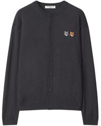 Maison Kitsuné - Fox-Patch Cardigan - Lyst