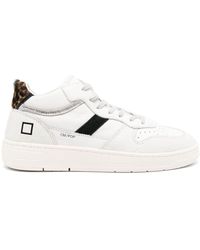 Date - Court 2.0 Logo-print Sneakers - Lyst