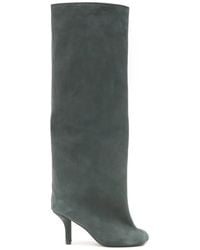 MM6 by Maison Margiela - Anatomic 70Mm Suede Boots - Lyst