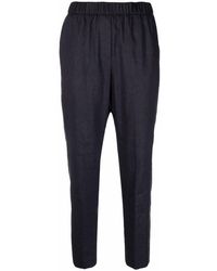 Peserico - Cropped Straight-leg Trousers - Lyst