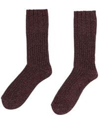 ANT45 - Barcellona Ribbed Socks - Lyst