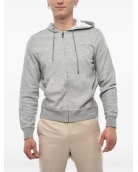 Corneliani - Zip-Up Drawstring Hoodie - Lyst