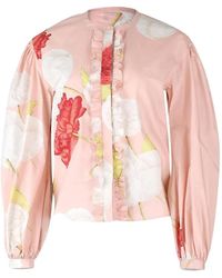 Giambattista Valli - Ruffled-Detail Blouse - Lyst