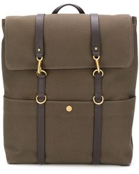 Mismo Canvas Clasp Fastening Backpack - Brown