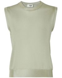 Fendi - Mouwloze Top - Lyst