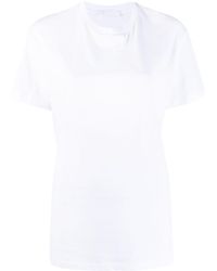 Wardrobe NYC - Round Neck Cotton T-shirt - Lyst