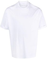 Neil Barrett - White Cotton T-shirt - Lyst
