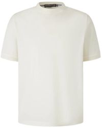 Canali - Crew-Neck Cotton T-Shirt - Lyst