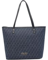 Liu Jo - Logo Zip Tote Bag - Lyst