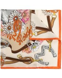 Moschino - Logo-Detail Scarf - Lyst