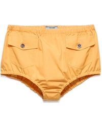 Prada - Poplin Shorts - Lyst