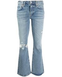 Citizens of Humanity - Emannuelle Schlagjeans im Distressed-Look - Lyst
