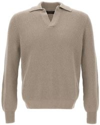 Gran Sasso - Gerippter Strickpullover - Lyst