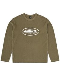 corteiz - Island Waffle-Knit Sweatshirt - Lyst