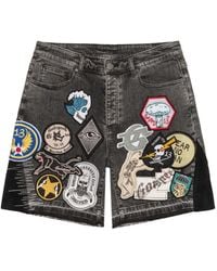 Godspeed - V2 Patchwork Denim Shorts - Lyst