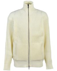 BREATH - Ribbed-Knit Zip-Up Cardigan - Lyst