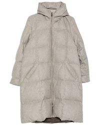 Colombo - Quilted-Pattern Coat - Lyst