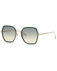 Chopard - Geometric-Frame Sunglasses - Lyst