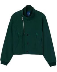 Asics - Zip Asymmetric Bomber Jacket - Lyst