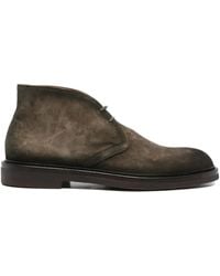 Officine Creative - Suede Lace-Up Boots - Lyst