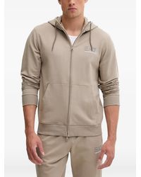 EA7 - Survêtement Zippé À Logo Imprimé - Lyst