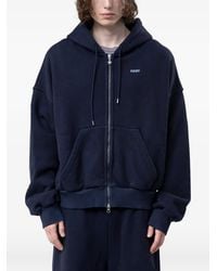 AVAVAV - Logo-Print Zip-Up Hoodie - Lyst