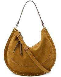 Isabel Marant - Oskan Soft L Suede Bag - Lyst