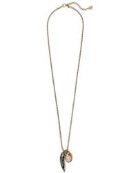 Twinset - Charm-Pendant Rope-Chain Necklace - Lyst
