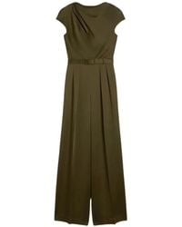 Max Mara - Cut-Out Belted Jumpsuit - Lyst
