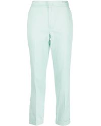 Twin Set - Cropped Straight-leg Trousers - Lyst