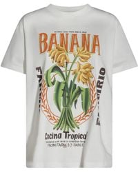FARM Rio - Logo-Print T-Shirt - Lyst