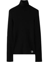 Burberry - Wool Blend Pullover - Lyst