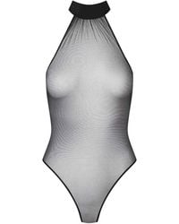Scandale - Nuit Fauve Mesh Bodysuit - Lyst