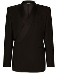 Dolce & Gabbana - Sicilia-fit Double-breasted Tuxedo Blazer - Lyst