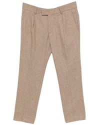 KARL LAGERFELD - Pleated Tailored Trousers - Lyst