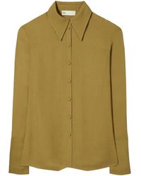 Tory Burch - Straight-point Collar Button-down Shirt - Lyst