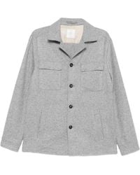 Eleventy - Pocket Button Overshirt - Lyst