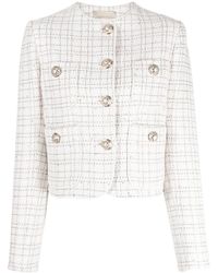 Elie Saab - Sequinned Tweed Jacket - Lyst