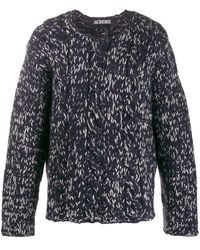 Jacquemus Chunky Knit Jumper - Black