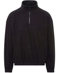 vowels - Quarter-Zip Fleece Jacket - Lyst