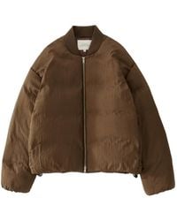 Studio Nicholson - Frye Crinkle-Effect Bomber Jacket - Lyst