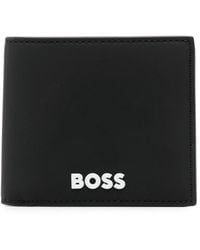BOSS - Logo-emed Bi-fold Wallet - Lyst