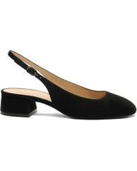 Stuart Weitzman - Maeve Slingback Block-Heel Pumps - Lyst