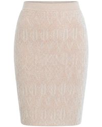 Guess - Marciano Monogram Midi Skirt - Lyst