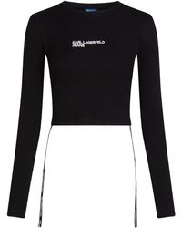 Karl Lagerfeld - ロングtシャツ - Lyst