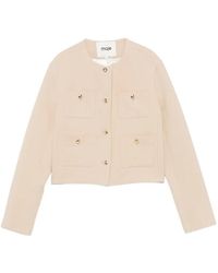 Maje - Blazer Corto Con Botones - Lyst