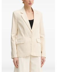 Silvian Heach - Blazer Boutonné À Revers Crantés - Lyst