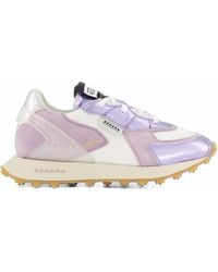 RUN OF - Metallic Panelled Sneakers - Lyst