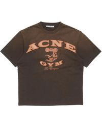 Acne Studios - T-Shirt Con Applicazione - Lyst
